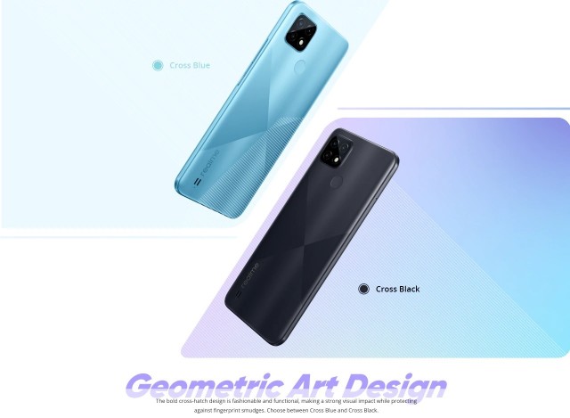 Realme C21 will have two color options
