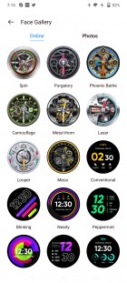 Realme Watch S Pro currently supports over 100 watch faces