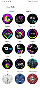 Realme Watch S Pro currently supports over 100 watch faces