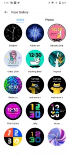 Realme Watch S Pro currently supports over 100 watch faces