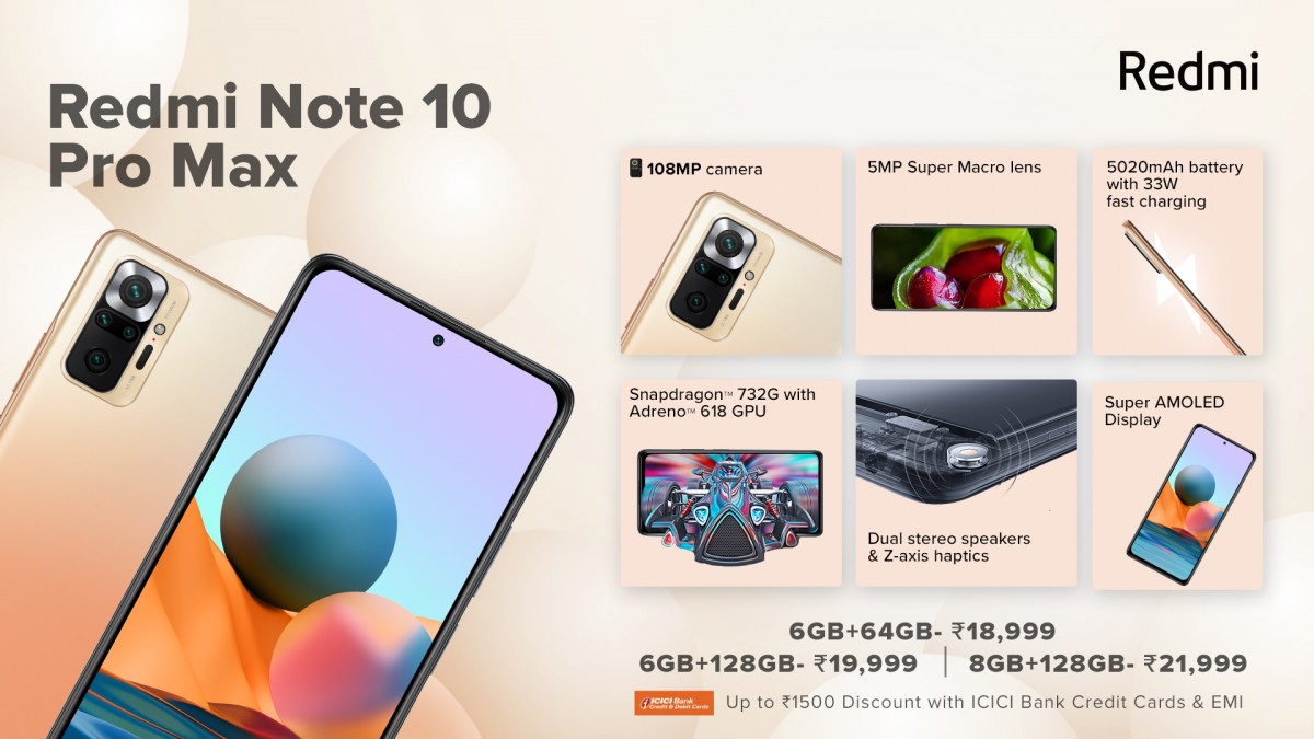 Redmi Note 10, 10 Pro and 10 Pro Max debut in India
