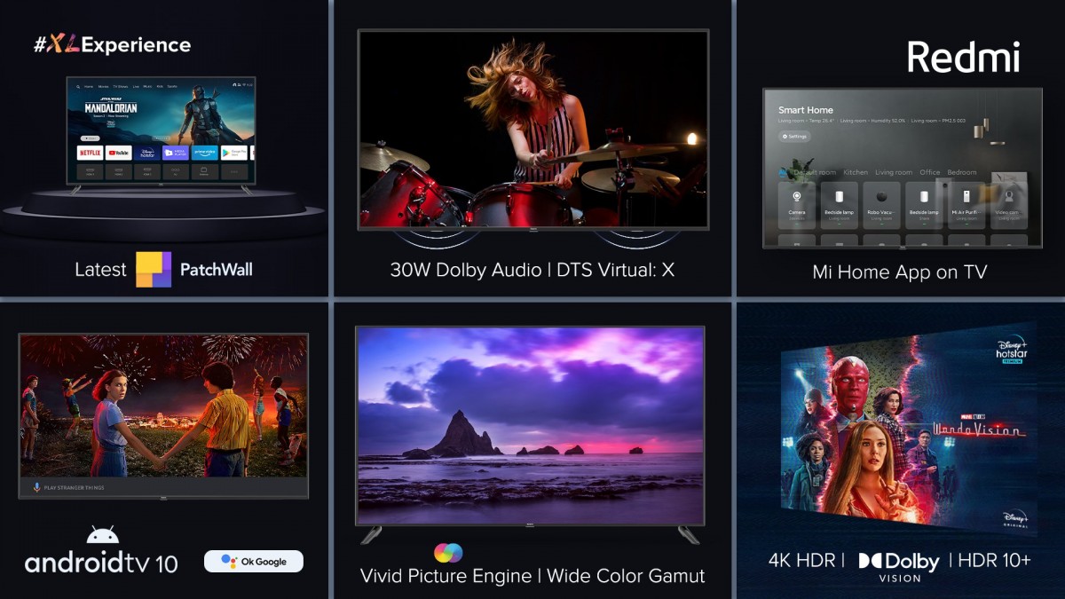 Redmi TV X-series launched in India, ranging from 50” to 65” in size -   news