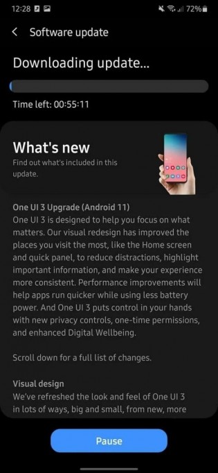 Samsung Galaxy A50 update