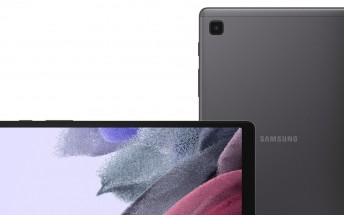 Samsung Galaxy Tab A7 Lite specs and render surface