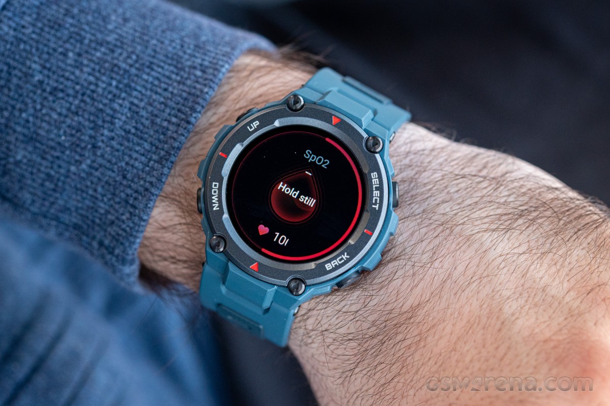 Amazfit t rex online on wrist