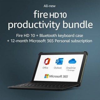 Amazon Fire HD10 z etui na klawiaturę