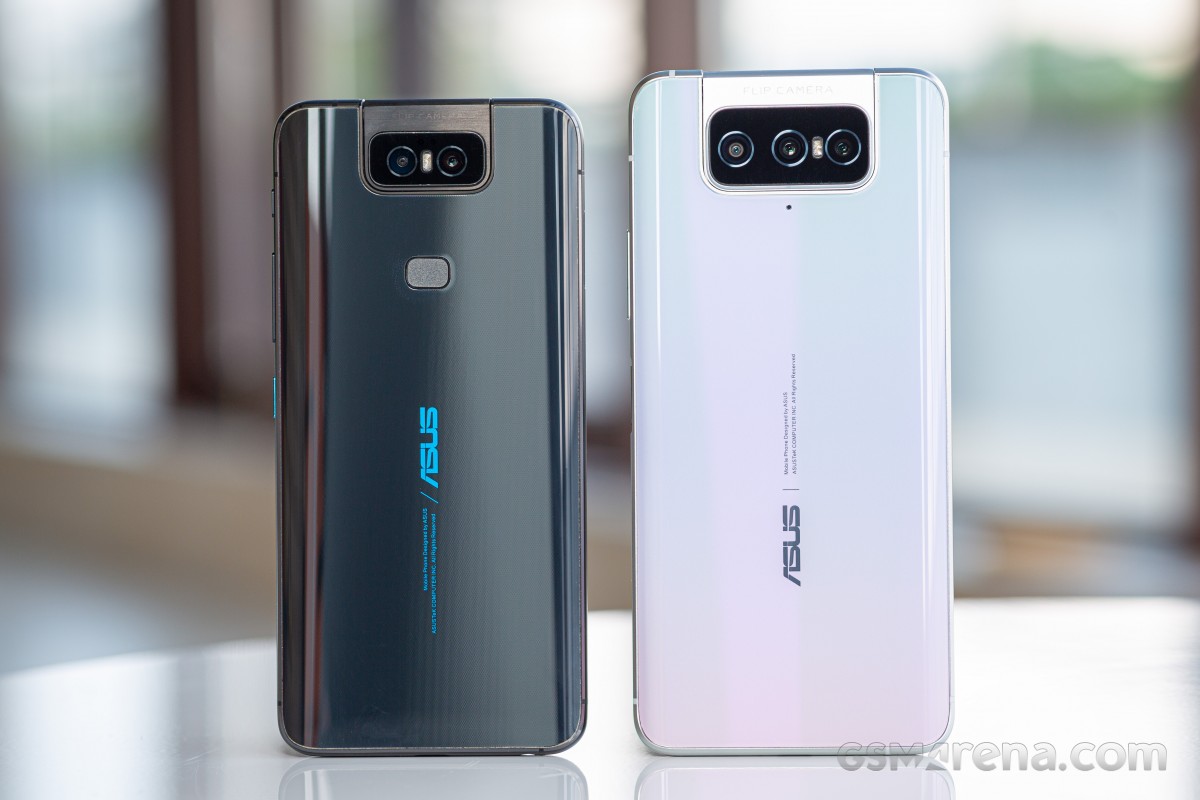 Custodia A Portafoglio Con Fibra Di Carbonio Per Asus Zenfone 8 Mini - Antiurto, Con Slot Carte E Cavalletto