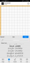 Adding text to the work area - DAJA DJ6 laser engraver review