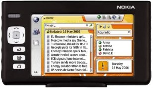 The Nokia 770 Internet Tablet from 2005 was a very early attempt at the \