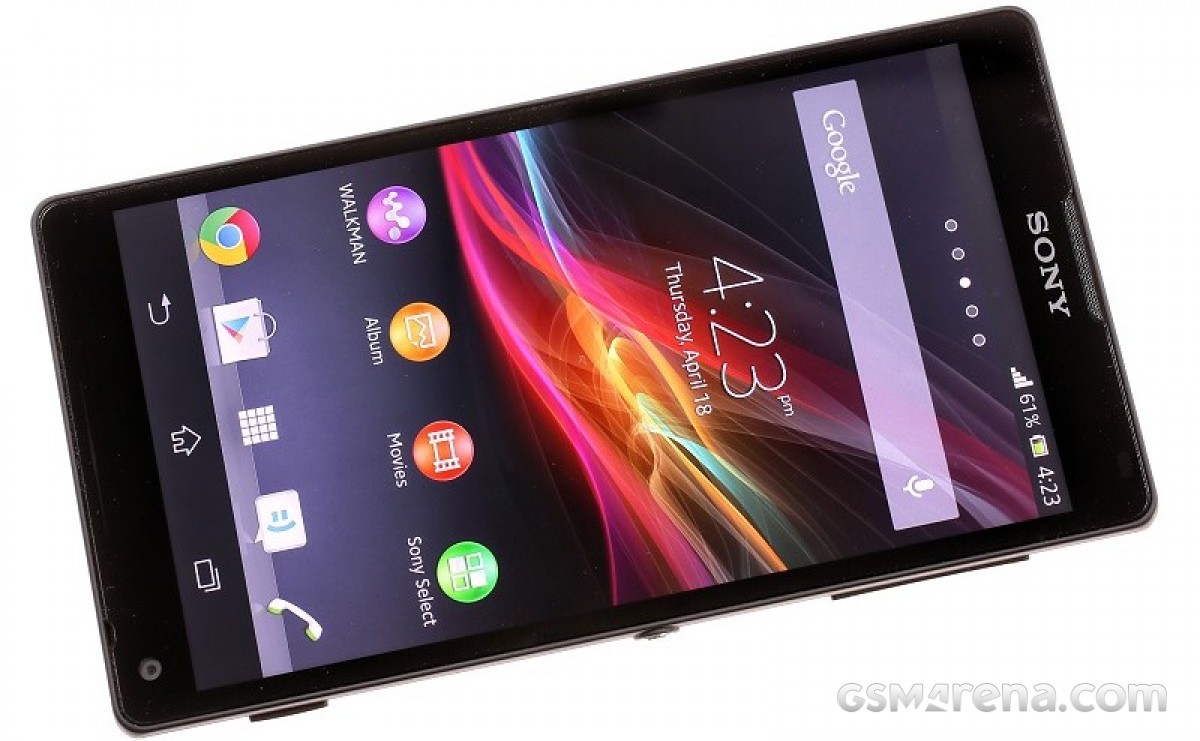 The Xperia ZL impressed with its slim bezels around its 5