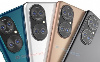 Huawei P50 leaks in high-quality images