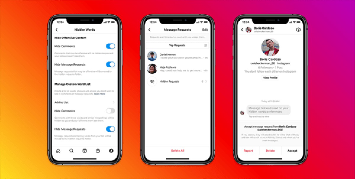 Instagram introduces new tools to filter abusive DM requests