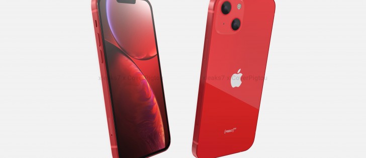 Apple Iphone 13 In Product Red Appears In Renders Gsmarena Com News