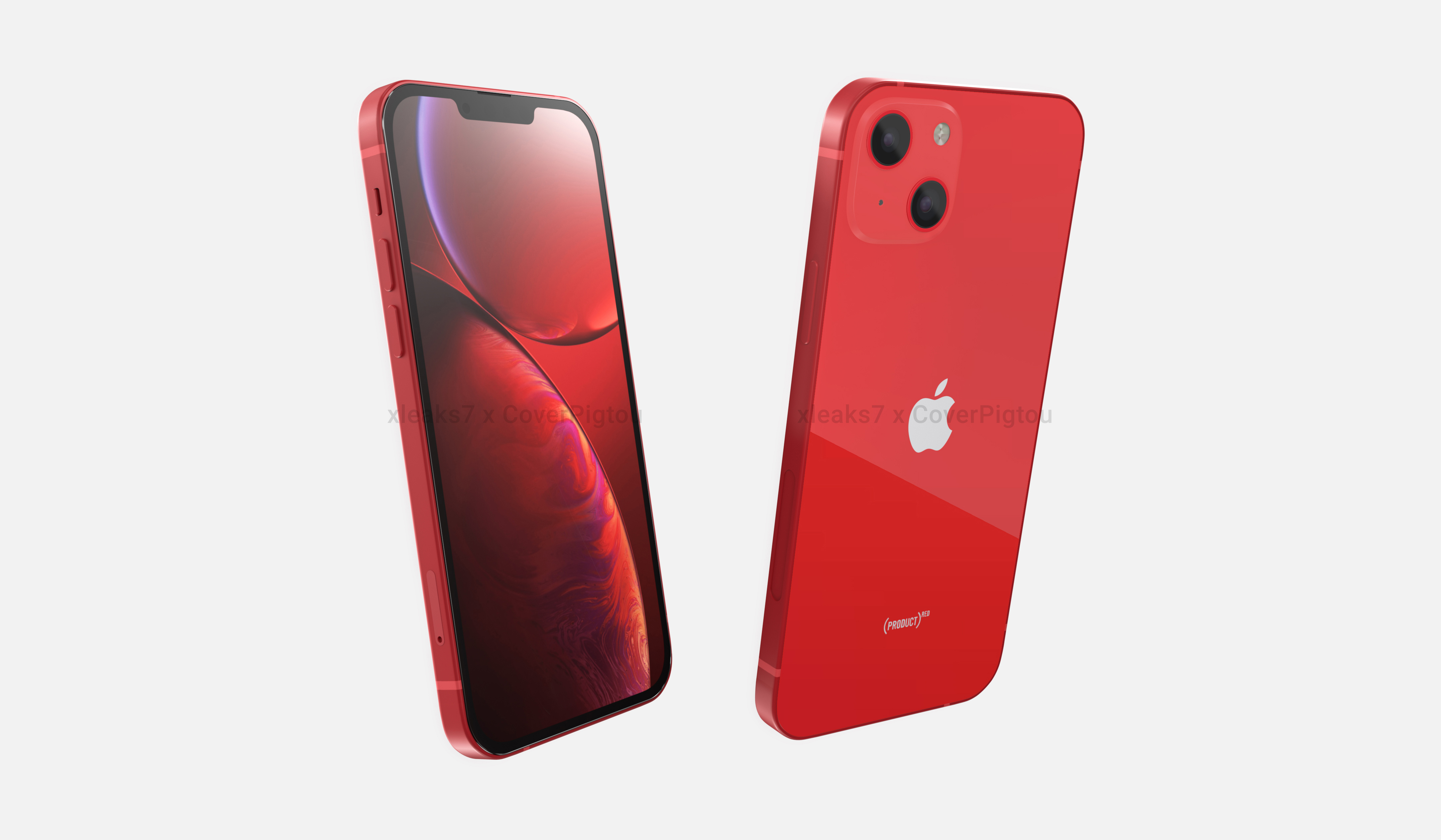 Apple iPhone 13 in Product Red appears in renders news