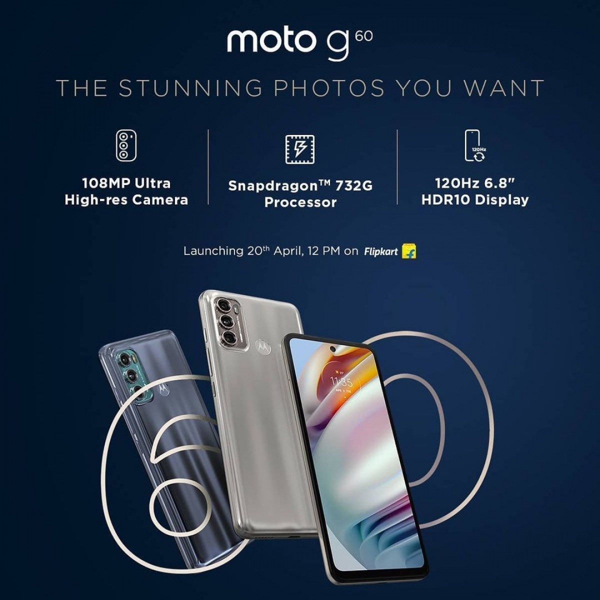 Motorola teases Moto G60 and Moto G40 Fusion key features