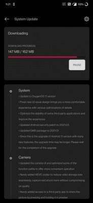 OnePlus 7 and 7T series receiving the OxygenOS 11.0.0.2 11.0.0.2 (<a href="https://forums.oneplus.com/threads/oxygenos-11-0-0-2-for-the-oneplus-7t-pro-and-oneplus-7t.1420069/page-3#post-23077935" target="_blank" rel="noopener noreferrer">image credit</a>)