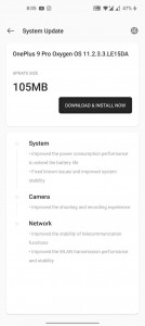 OnePlus 9 and 9 Pro are now receiving their first software update -  GSMArena.com news