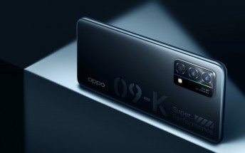 Oppo K9 5G key specs revealed in an official listing ahead of May 6 launch