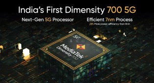 The Realme 8 5G is India's first phone powered by the Dimensity 700 chipset