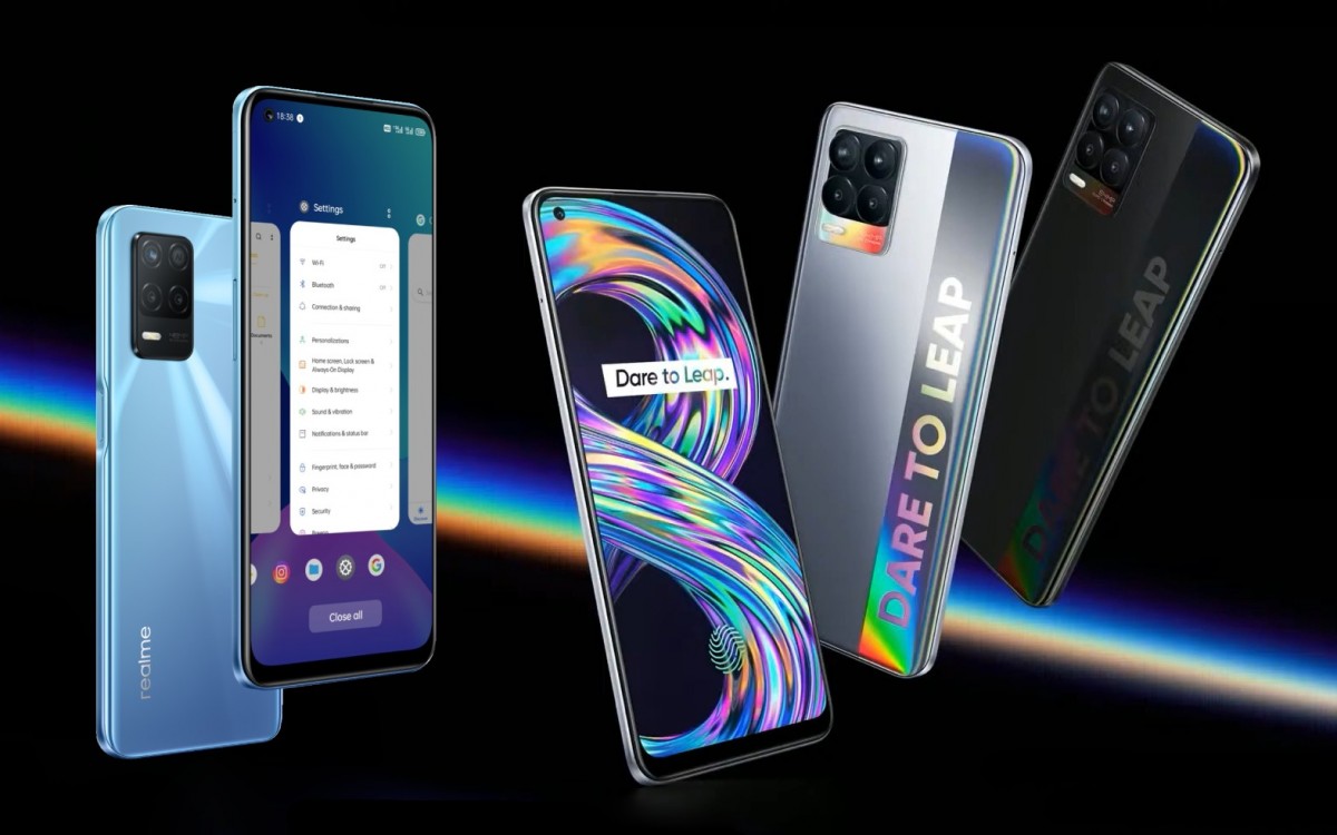 Lançamento do Realme 8 e 8 5G na Europa