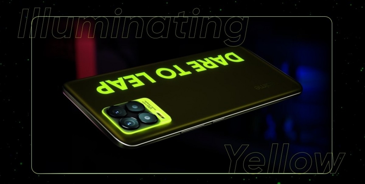 realme 8 pro in yellow colour