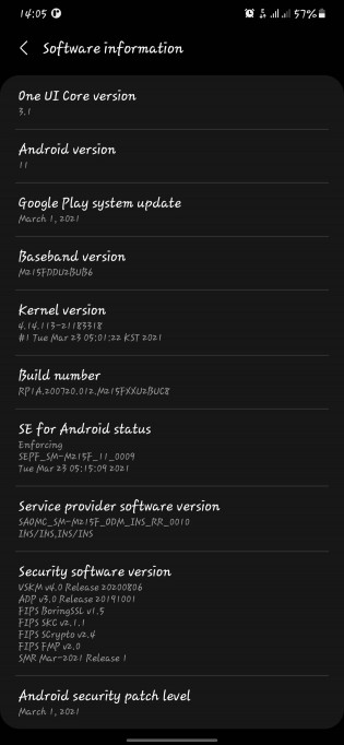 android 12 update for samsung m21