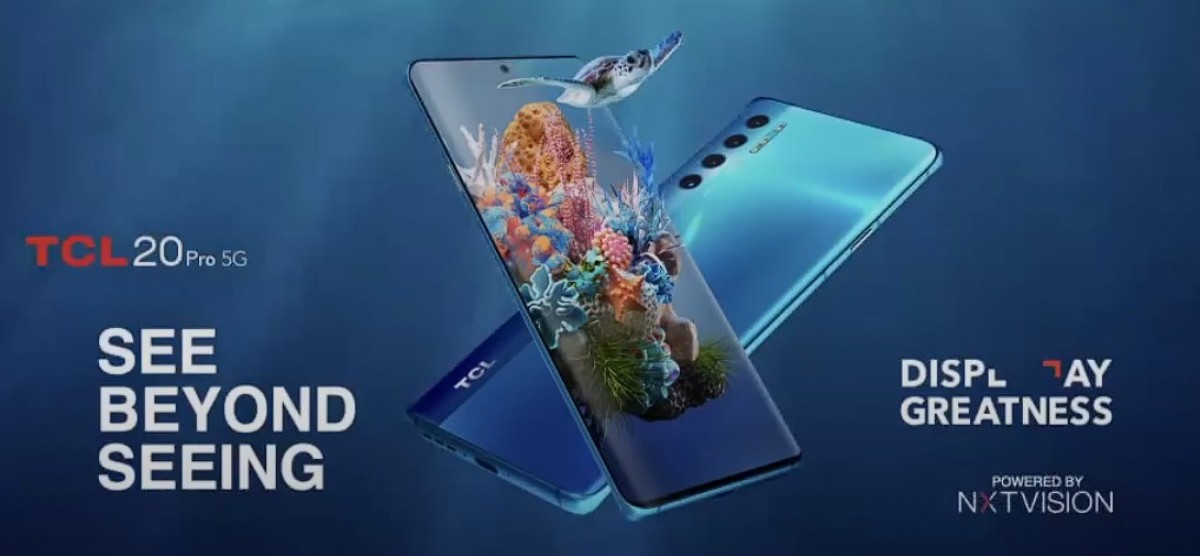 TCL 20 Pro 5G announced with curved OLED, 20L and 20L+ tag along