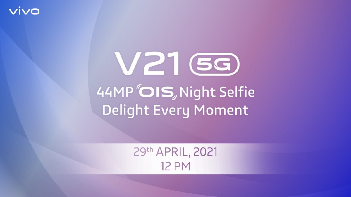 vivo V21 5G’s design detailed ahead of April 27 unveiling
