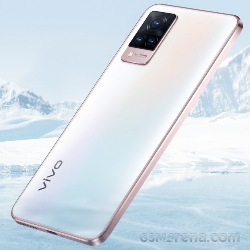 vivo V21 5G in Arctic White color