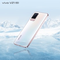 vivo V21 5G in Arctic White color