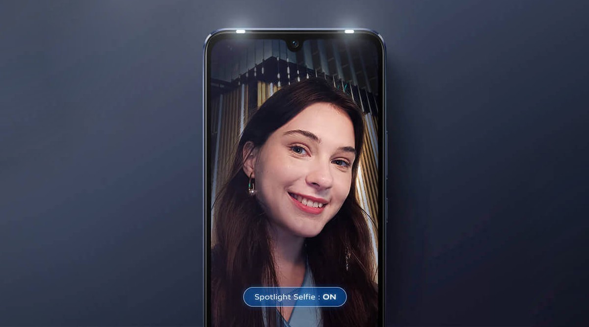 The vivo V21 and V21 5G have dual LED flash on the front to help out the OIS-enabled selfie camera