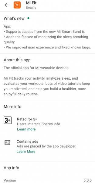 Mi Smart Band 6 can now monitor sleep breathing quality