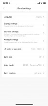 Options - Xiaomi Mi Smartband 6 review