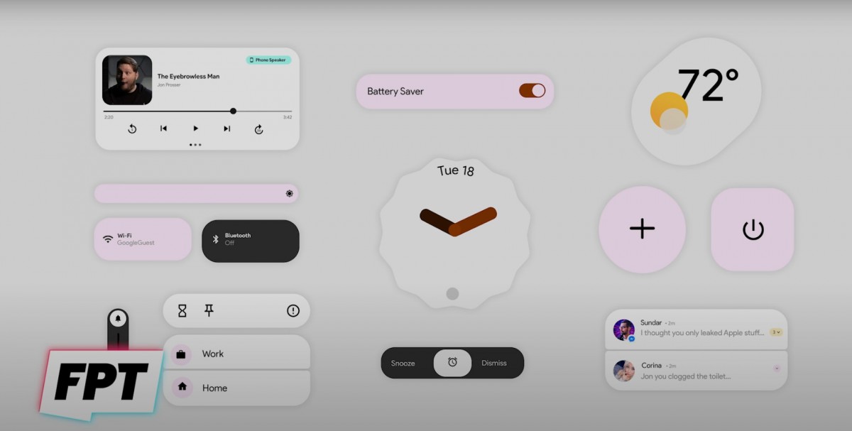 A leak suggests Google is planning a big UI overhaul for Android 12