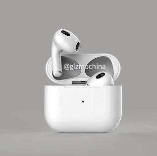 Leaked render of the AirPods 3