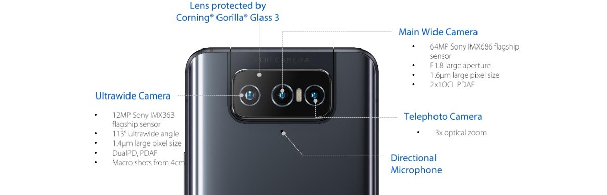 The Asus Zenfone 8 is a 5.9'' flagship with an S888 chipset, the Zenfone 8 Flip keeps the flip up camera