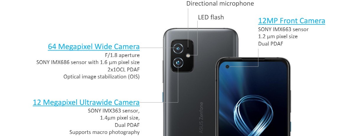 The Asus Zenfone 8 is a 5.9'' flagship with an S888 chipset, the Zenfone 8 Flip keeps the flip up camera