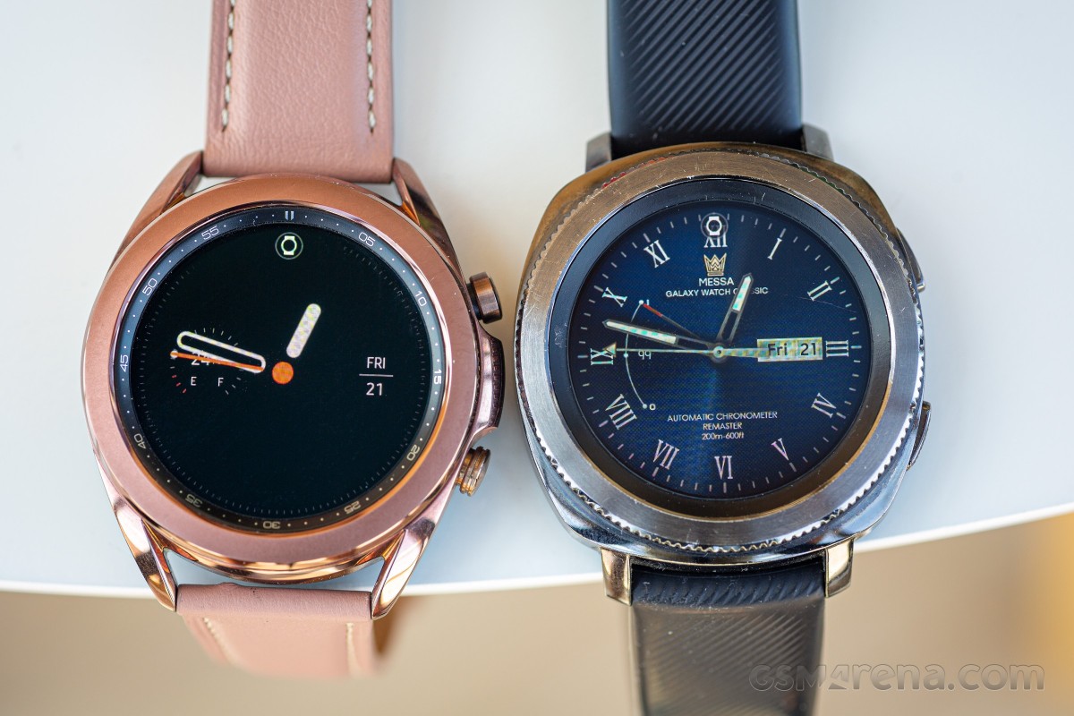 Samsung Galaxy Watch3 and Samsung Gear Sport