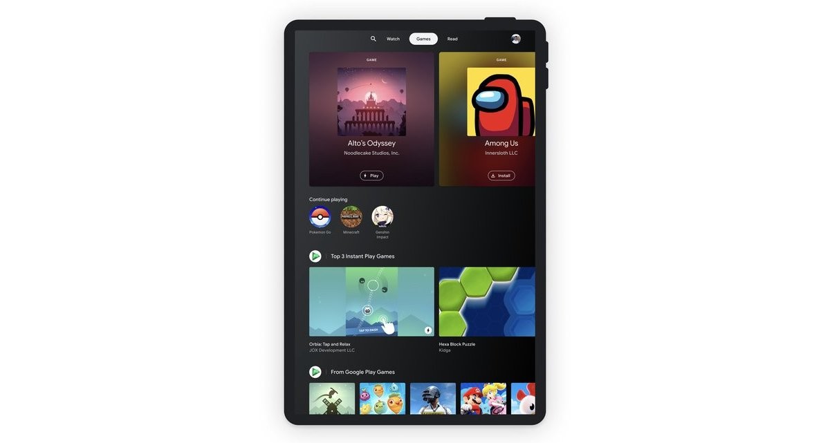 Google anuncia Entertainment Space para tablets Android