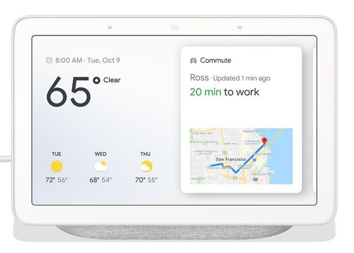 Google está probando su sistema operativo Fuchsia en el Nest Hub original