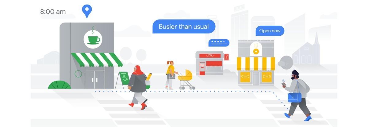 Google Maps gets busyness info for areas, more detailed and personalized maps