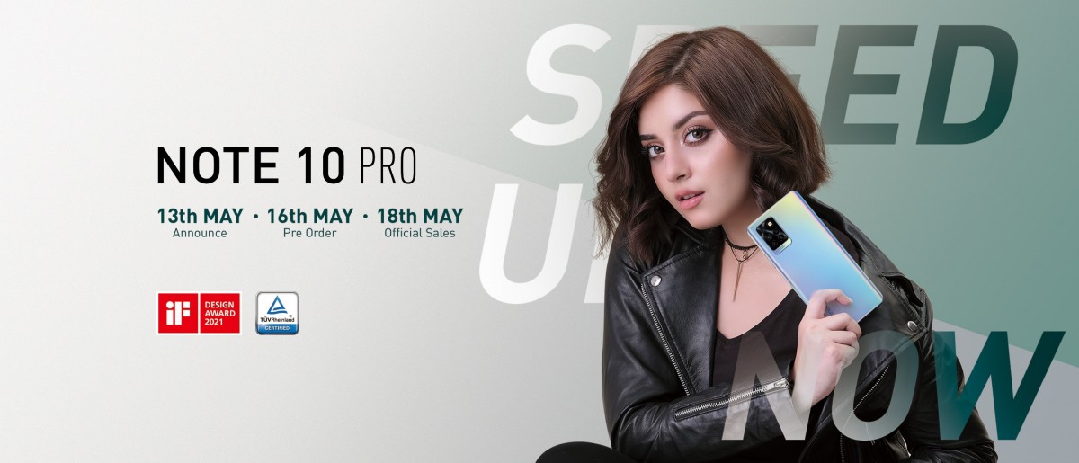 Infinix Note 10 Pro Is Arriving On May 13 Gsmarena Com News