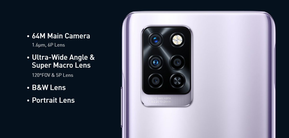 Infinix Note 10 Pro - Camera Specs