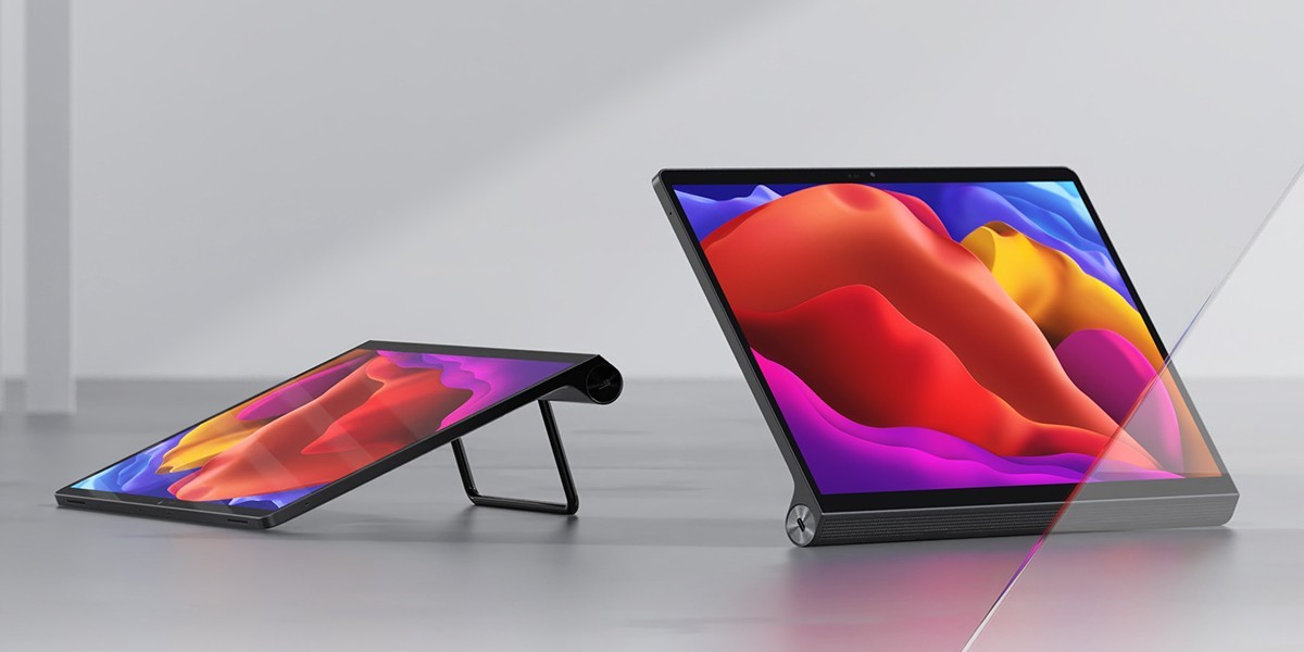 The new Lenovo Yoga Pad 13'' tablet has a micro-HDMI port so you can use it as an external monitor
