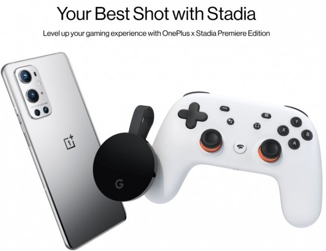 OnePlus está oferecendo Stadia Premiere Edition gratuitamente com esses smartphones