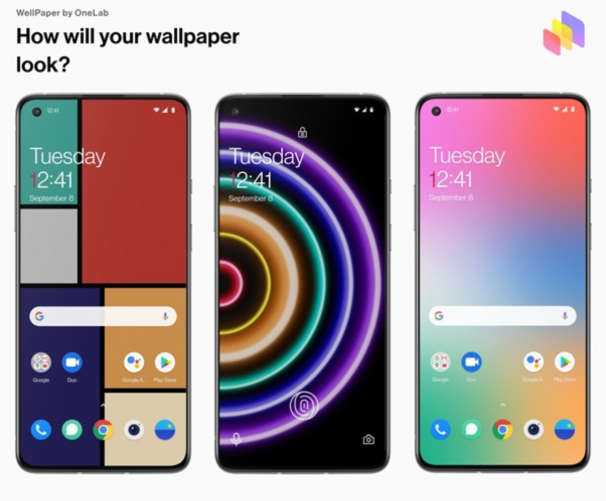 OnePlus WellPaper app changes wallpaper based on your phone usage