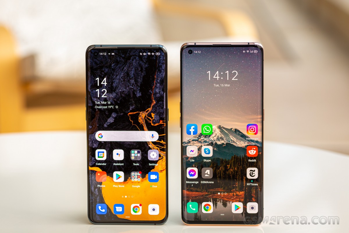 Oppo Find X3 Pro and X2 Pro