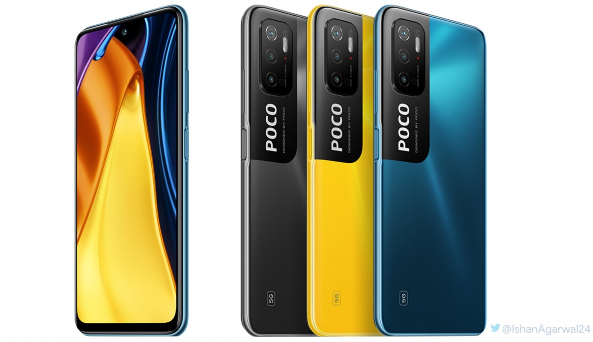 A leaked render of the Poco M3 Pro 5G