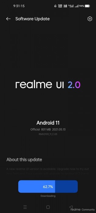 Realme UI 2.0 for Realme 7i