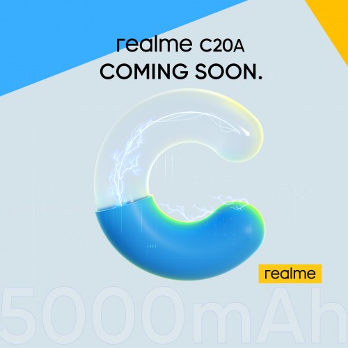 Realme C20A será lançado na próxima semana